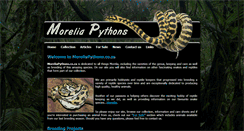 Desktop Screenshot of moreliapythons.co.za